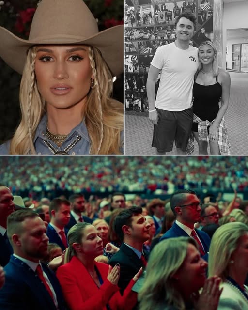 Brittany Aldean attended Charlie Kirk’s memorial expecting tears but left with a fire in her soul