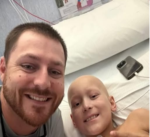 Nichole Blevins donates her “mama cells” to help her 11-year-old son Branson fight a rare leukemia