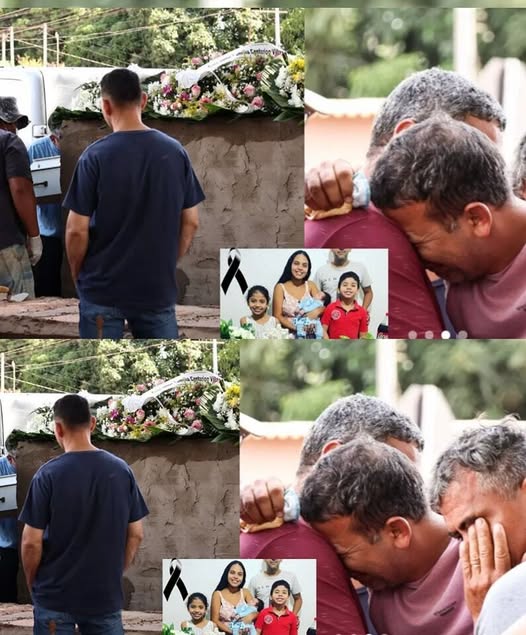 Father needed support during the wake and burial of his wife and children, but!