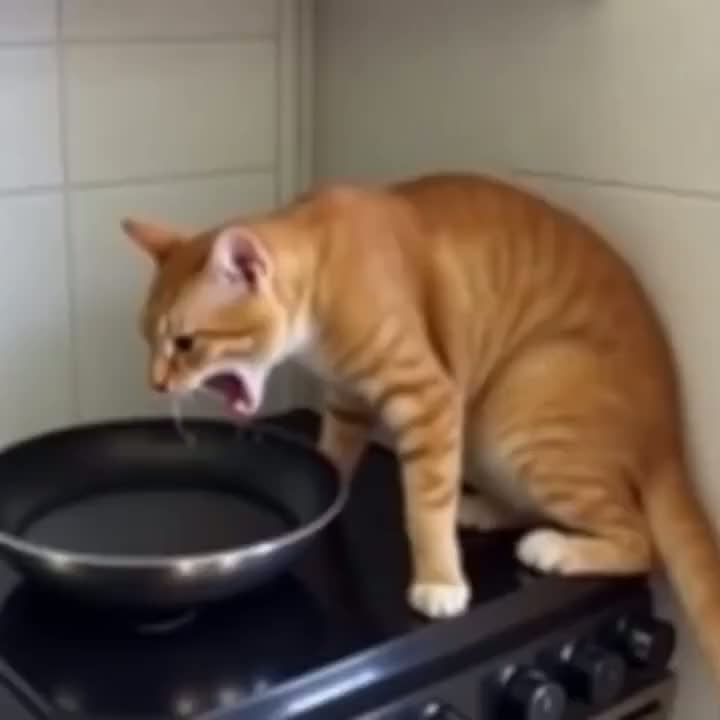 The Loud Hungry Cat: A Comical Tale of Mealtime Drama