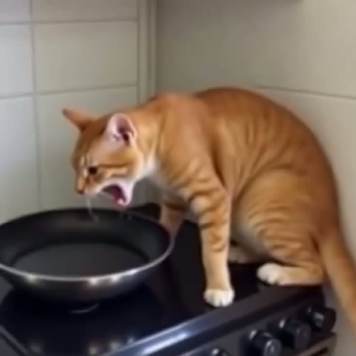 The Loud Hungry Cat: A Comical Tale of Mealtime Drama