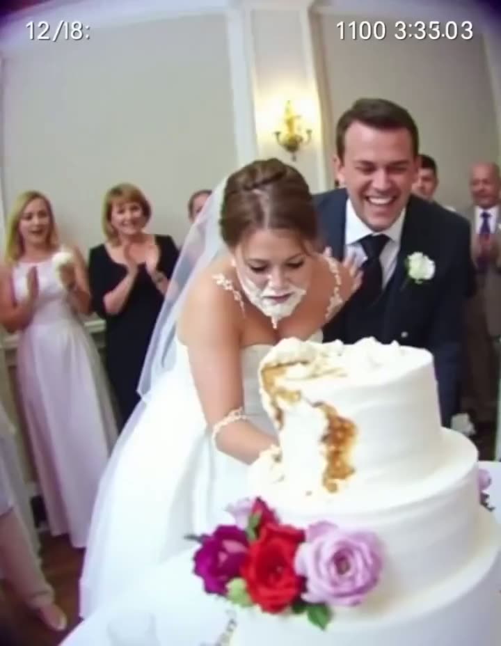 When the Groom Smashes Cake into My Face