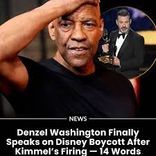 Denzel Washington Fuels ABC–Kimmel Free Speech Clash