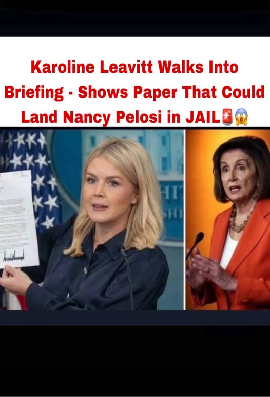 She Walked Into the Briefing Room Holding a Single Sheet of Paper