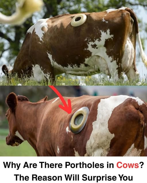 Why Some Cows Have “Portholes” in Their Sides — The Real Reason Will Shock You