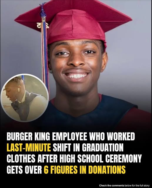 Graduation day burger-flipping teen raises $230,000 in donations