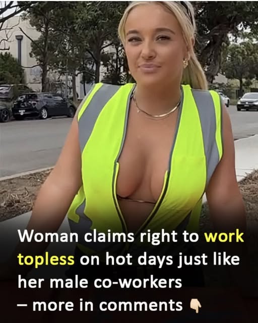 Woman Sparks Debate After Demanding Right to Work Topless Like Male Co-Workers