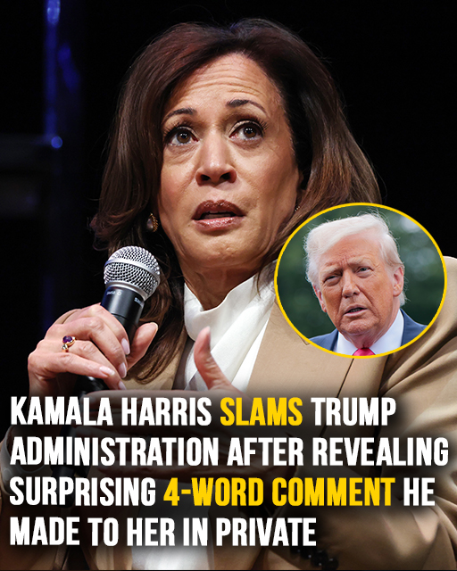Kamala Harris reveals surprising comment Trump made to her in private