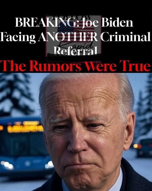Joe Biden Faces Another Criminal Referral — “The Rumors Were True”