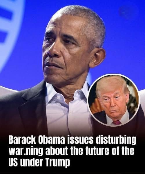 Barack Obama issues disturbing war.ning about the future of the US under Trump!