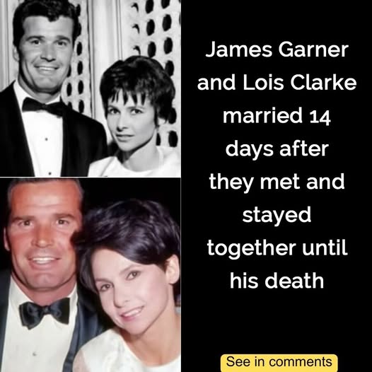 Lois Clarke and James Garner tied the knot only two weeks after they first met.