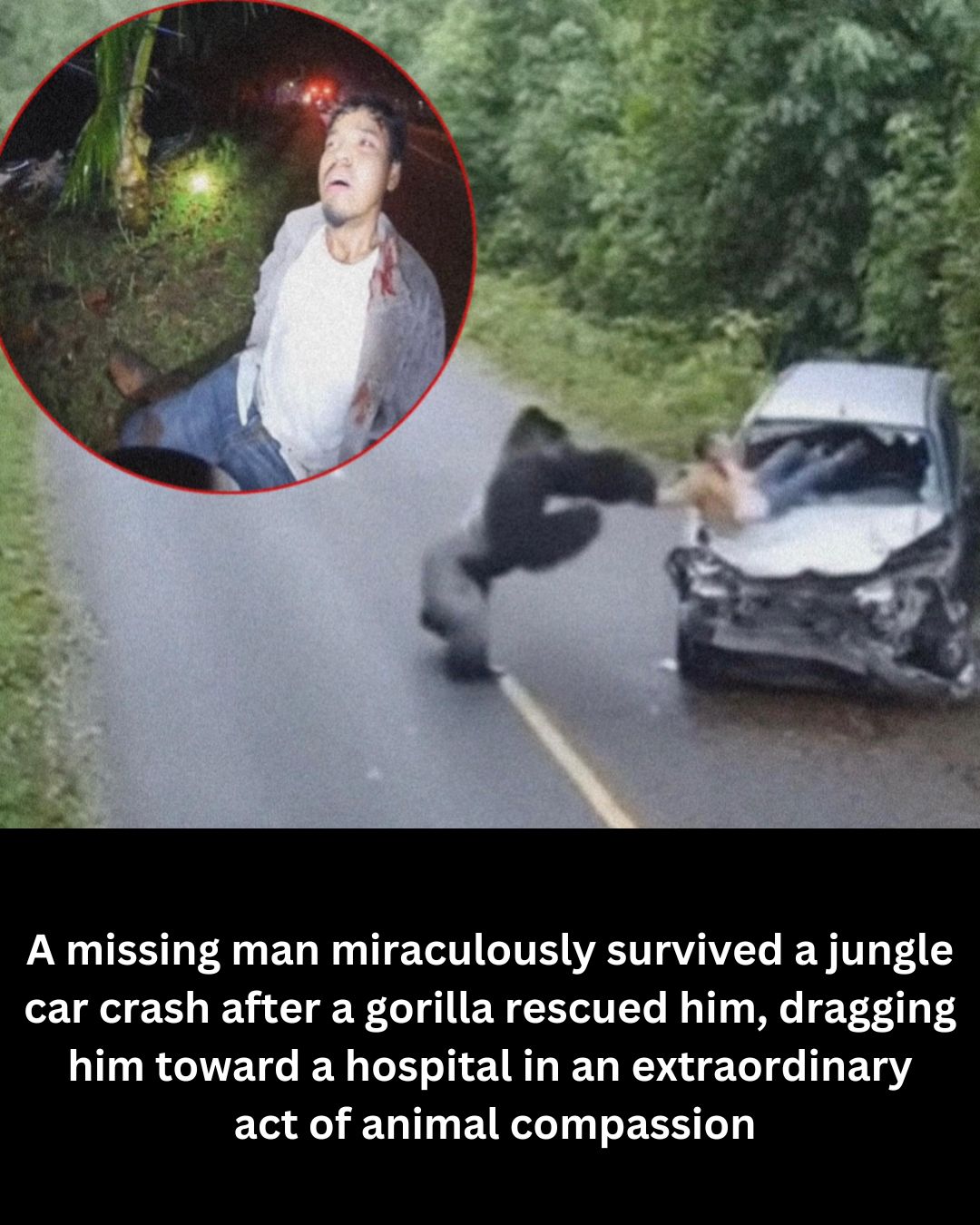 The Gorilla Guardian: A Missing Man Found Alive in the Jungle