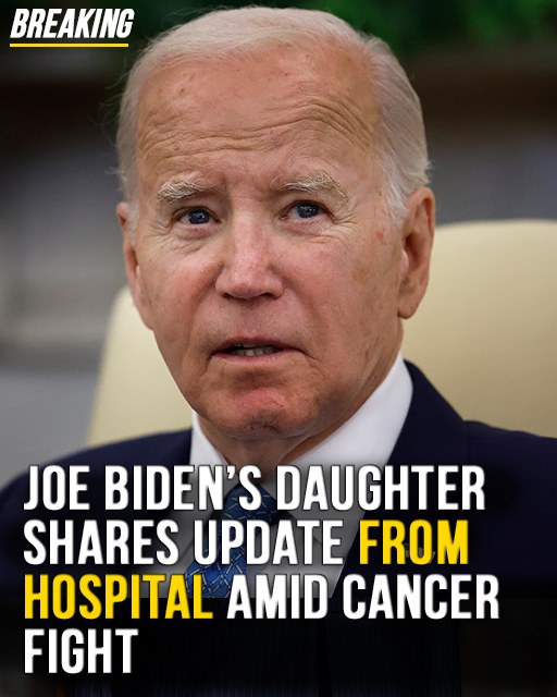 Ashley Biden Breaks Silence from Hospital: A Daughter’s Emotional Update on Her Father’s Battle with Cancer