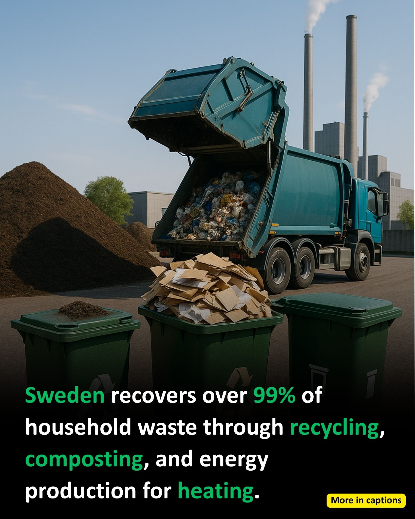 Sweden’s Waste Management Miracle: How a Nation Recycles 99% of Its Trash