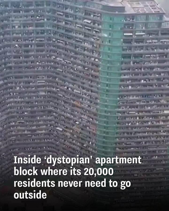 Inside a Dystopian Apartment Block That Houses Over 20,000 Residents