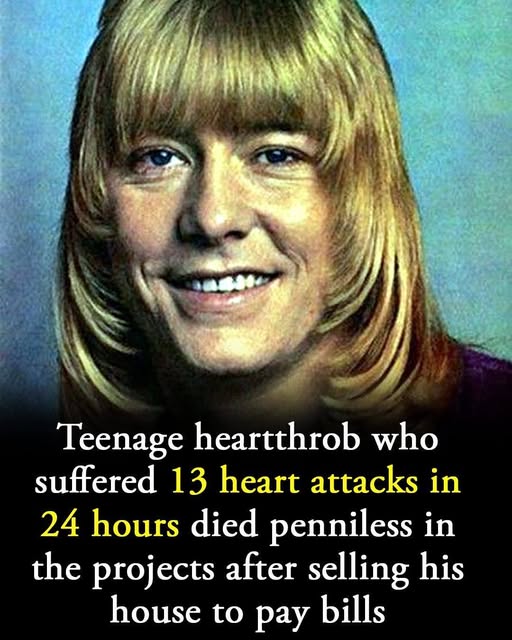 Teenage heartthrob who suffered 13 heart attacks in 24 hours died penniless in the projects after selling his house to pay bills