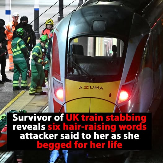UK train stabbing survivor shares attacker’s 6-word message