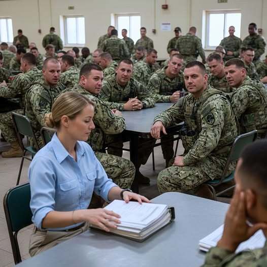 SEAL Jokingly Asked For Her Rank, Until Her Reply Made the Entire Cafeteria Freeze!
