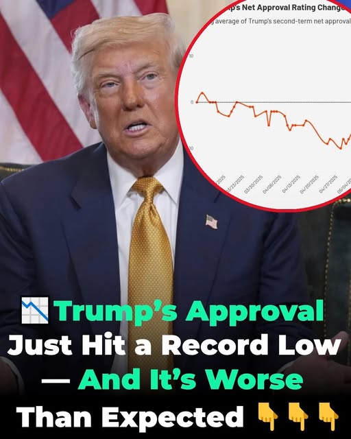Trump’s Approval Rating Just Crashed to Its Lowest Point — And Voters Aren’t Holding Back