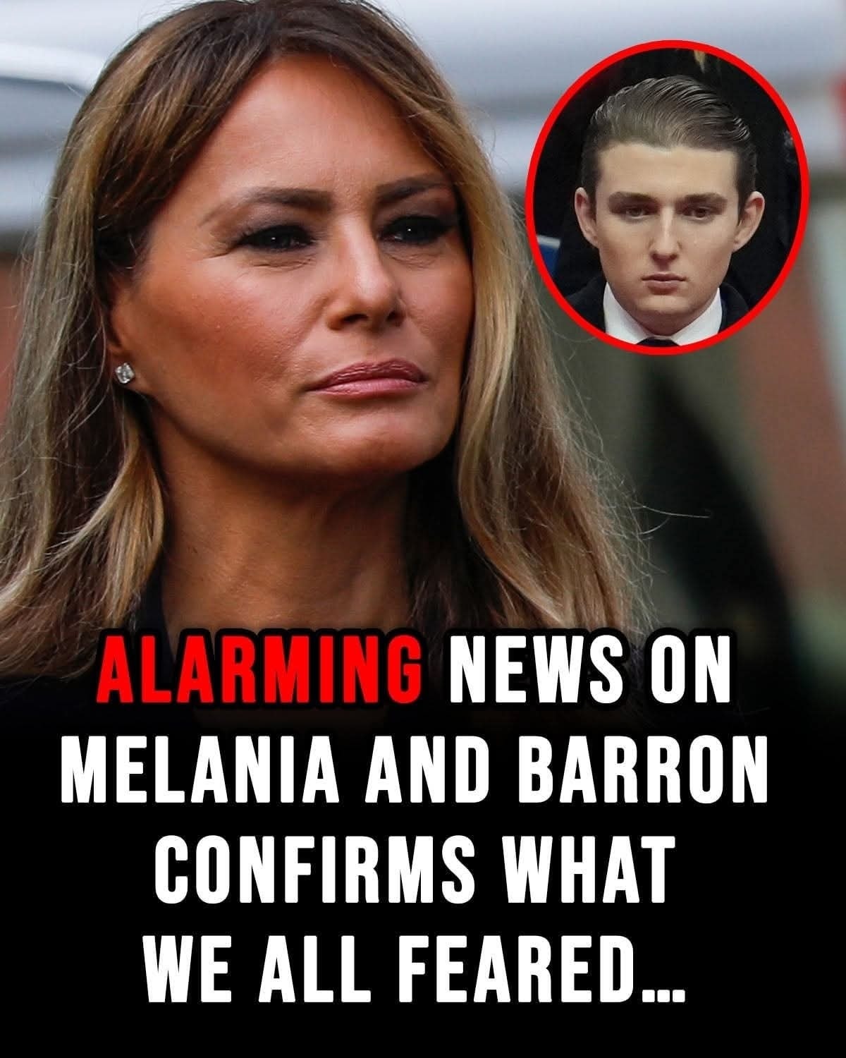 SOTD! Melania Trump constantly worried as Barron begins sophomore year!