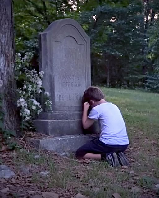 A Boy Visited the Grave of His Adoptive Mother He Resented in Life, and Found an Envelope with His Name on It
