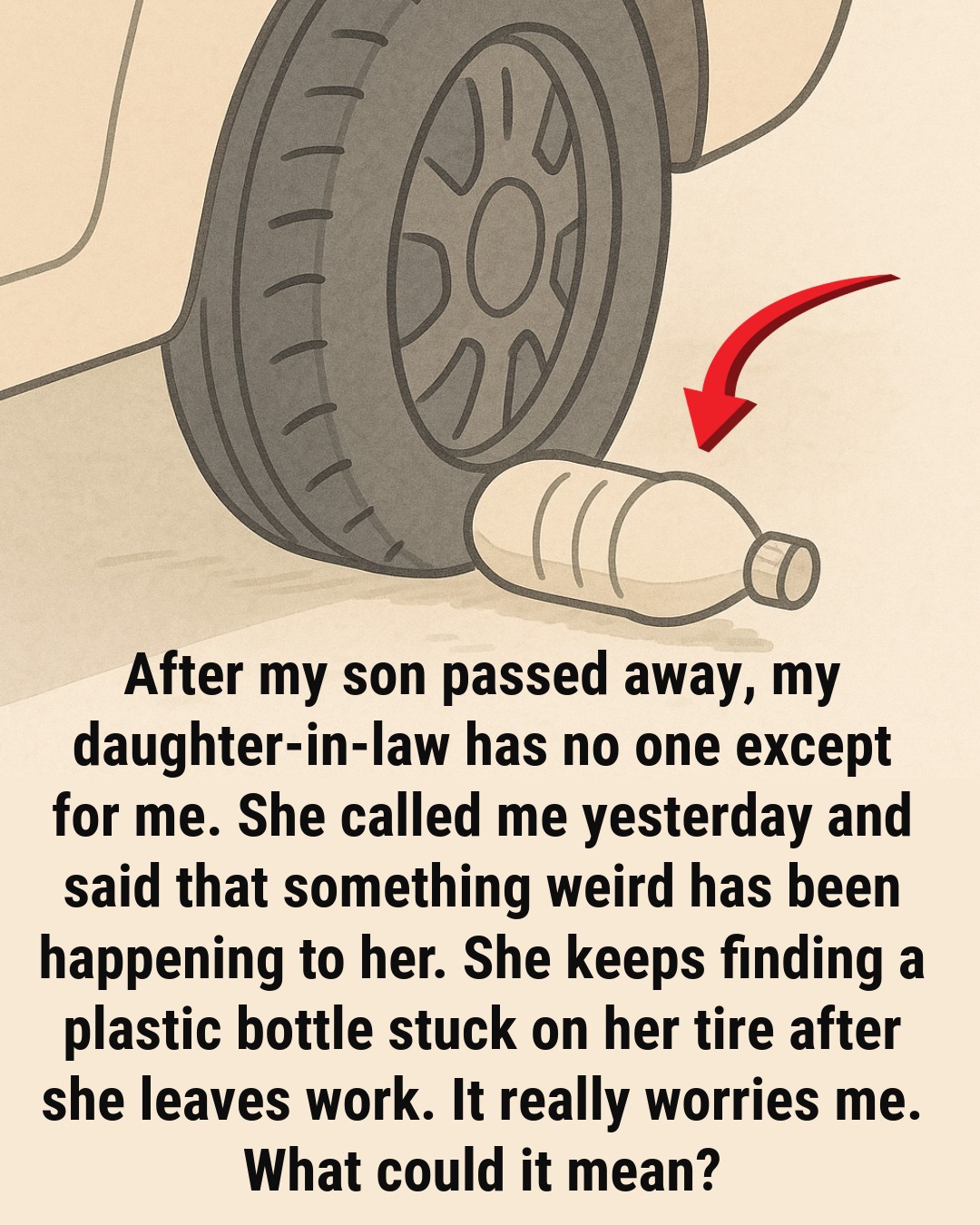Why Noticing a Plastic Bottle Near Your Tire Matters!