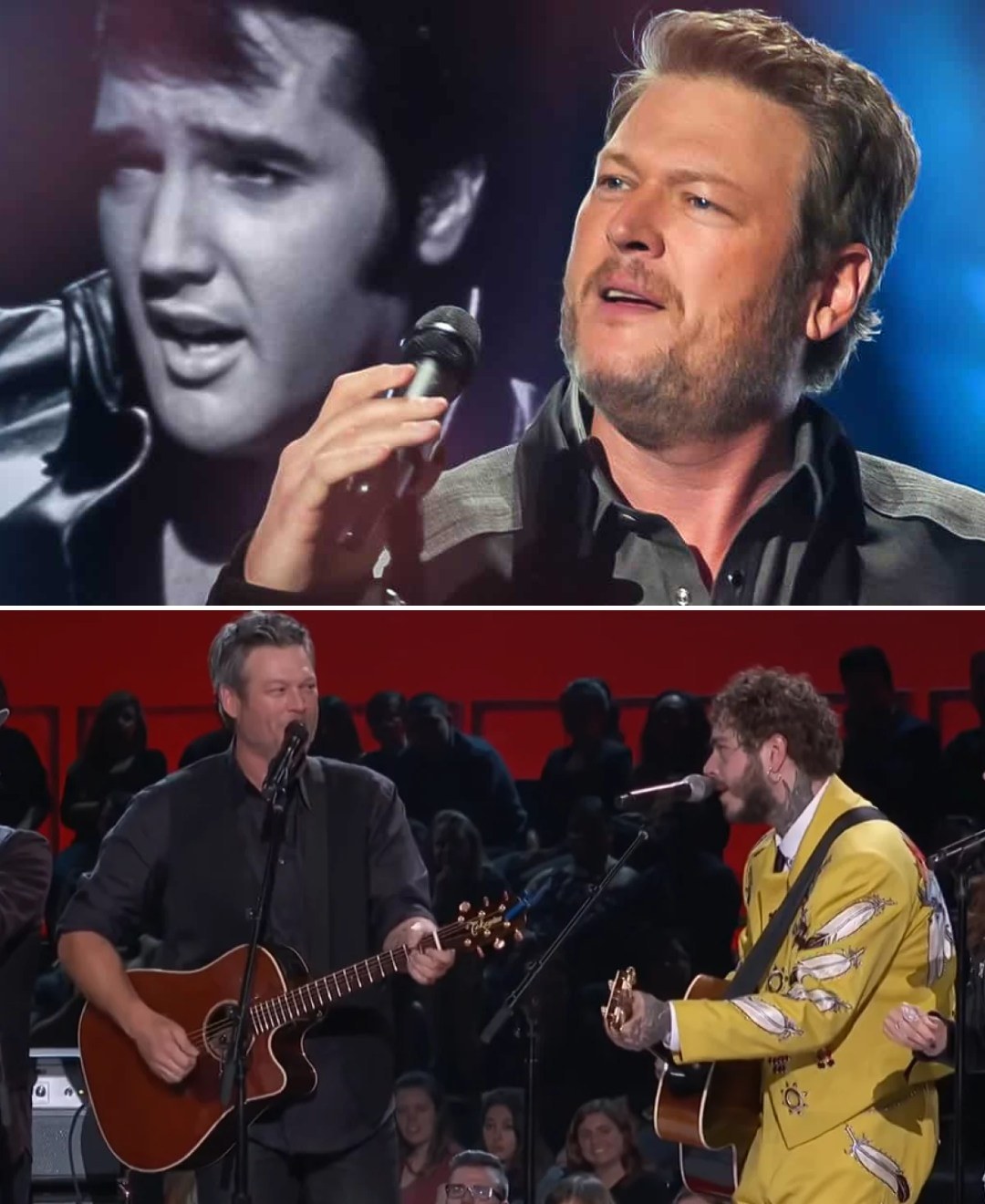 Blake Shelton left a crowd of 25,000 speechless when he delivered a deeply emotional rendition of a cherished Elvis song — a tune many thought only the King himself could master.