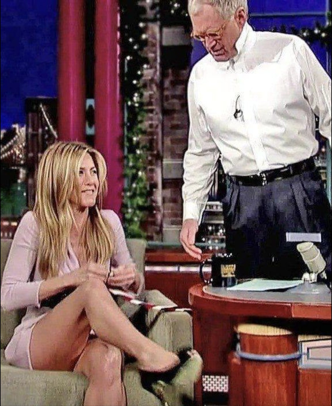 David Lettermans question that left Jennifer Aniston very uncomfortable